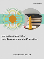 International Journal of New Developments in Education（国际教育新发展杂志） 