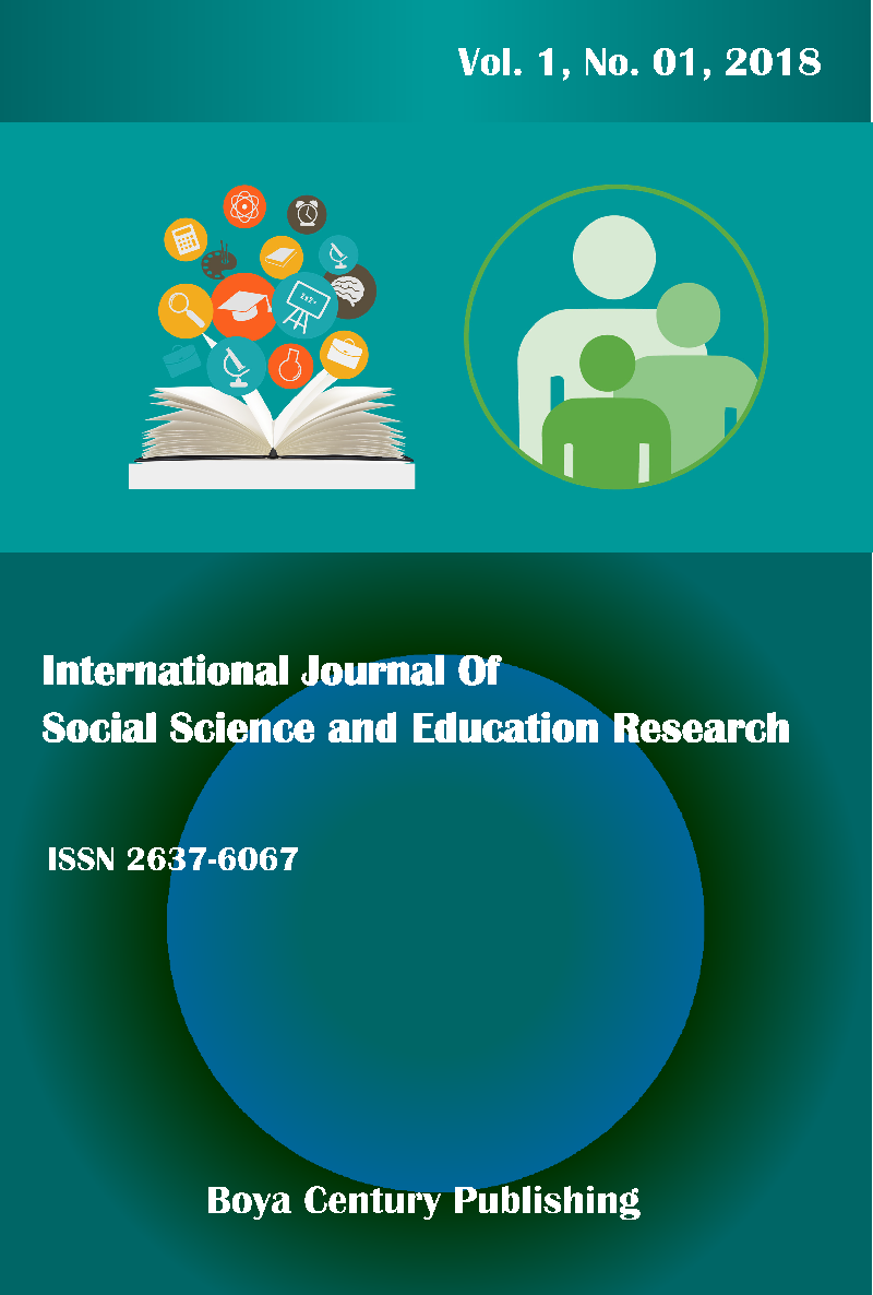 International Journal of Social Science and Education Research《国际社会科学与教育研究杂志》