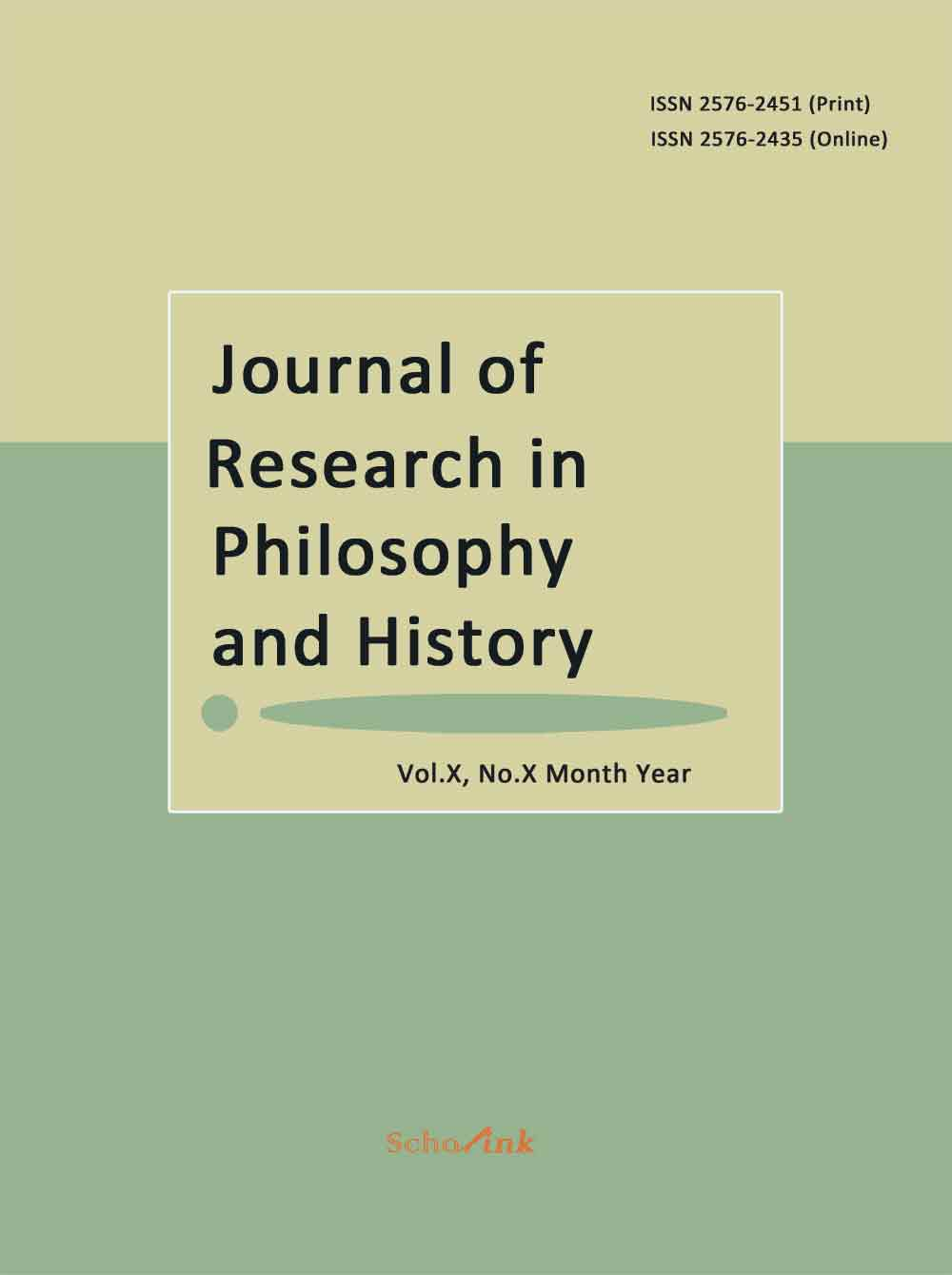 Journal of Research in Philosophy and History(哲学与历史研究杂志)